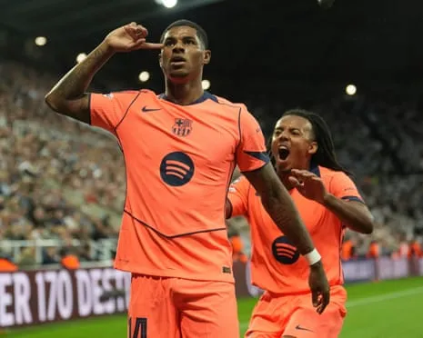 Forward spoils Newcastle's major evening and declares: ‘I’m improving at the Catalan club’
